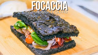 KALAMATA OLIVE FOCACCIA [upl. by Githens]