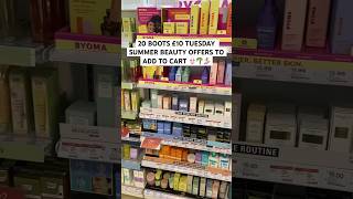 20 BOOTS £10 TUESDAY SUMMER BEAUTY OFFERS TO ADD TO CART 👙🌴🏄🏻‍♀️ summerbeauty bondisands [upl. by Carlyn]