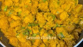 Lemon Chicken Recipe BY SAHRISH SALMANI [upl. by Jemima]