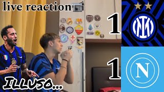 ILLUSO😩INTERNAPOLI 11 LIVE REACTION [upl. by Bueschel]