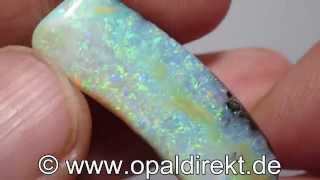 Boulderopal Opal Opal mit Bohrung 003316 b [upl. by Notnroht134]