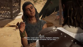 Assassins Creed Odyssey PC  Side Quest  Clothes Make the Daughter Walkthrough [upl. by Serra]