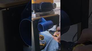 Dewalt 735 Planer Dust Collection Upgrade shorts [upl. by Marko]