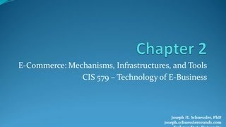 BCIS 5379  Chapter 2 ECommerce Mechanisms Infrastructure and Tools [upl. by Armmat]