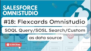 Session 18 Flexcards  SOQLSOSLCustom Data as Data Source Type  Omnistudio  Salesforce Vlocity [upl. by Anilra]