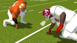 Clemson vs Alabama Crazy Video Game Simulation Called By Don Munson [upl. by Tongue]