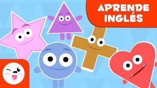 Las figuras geométricas en inglés para niños  Vocabulario en inglés para primaria [upl. by Ahsircal217]