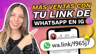 COMO PONER EL LINK DE WHATSAPP EN INSTAGRAM 2024 [upl. by Juliet]