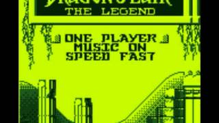 Dragons Lair Game Boy  Menu music [upl. by Oirasor]