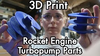 DIY Liquid Fueled Rocket Engine 05 Subtractive or Additive manufacturing 3D Print Turbopump Parts [upl. by Kahle]