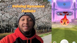 Soloing Dynamax Falinks In POGO  Pokémon GO [upl. by Jonette]