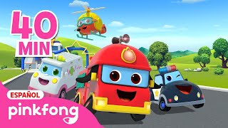 🚒Mix  Súper Rescatadores🚨  Dibujos Animados y Canciones de Autos  Pinkfong en español [upl. by Brozak]