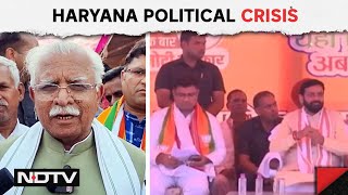 Haryana Political Crisis  Haryana Government To Call Special Session To Prove Majority ML Khattar [upl. by Postman575]