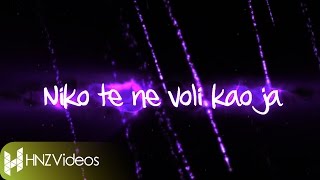 MrBlack  Niko te ne voli kao ja Official Lyric Video [upl. by Hazaki]