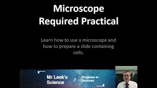 01 Microscopy Required Practical AQA GCSE Biology [upl. by Ahslek]