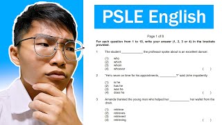 Trying the PSLE 2023 Paper  English [upl. by Kendre]