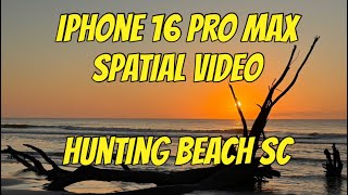 Hunting beach SC bone yard 3D spatial iPhone 16 pro max [upl. by Laddie]