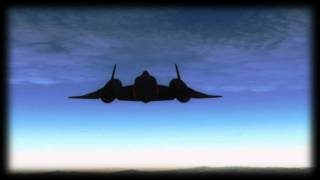 FSX HD 1080 P SR71 Blackbird take off from KEDW [upl. by Hilliard]