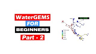 WaterGEMS Connect Edition Tutorial for Beginners Part  02 [upl. by Nilesoy]