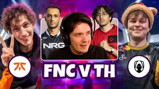 Sliggy Reacts to Fnatic v Team Heretics With JohnQT and FNS  VCT EMEA Stage 1 [upl. by Anerat]