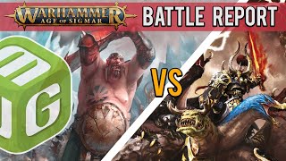 Ogor Mawtribes vs Slaves to Darkness Age of Sigmar Battle Report Ep 4  Vault Reupload [upl. by Ricky]