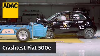 FIAT 500e im Crashtest  ADAC amp Euro NCAP [upl. by Rafael]