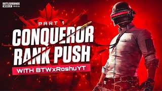 This is how we Dominate Conqueror Lobby ❤️‍🔥  Rush Gameplay  Solo 10 kills Domination bgmi trend [upl. by Zarihs]