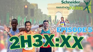 MARATHON de Paris 2024  objectif 2h3XXX épisode 5 [upl. by Erminna]