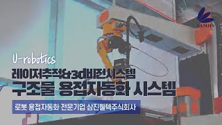 레이저추적기 및 3D비전을 활용한 로봇 용접자동화 시스템 [upl. by Yv]