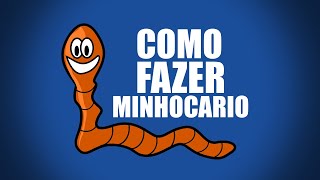 COMO FAZER UM MINHOCÁRIO EM CASA [upl. by Hainahpez572]