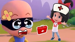 The boo boo song  Cleo e Cuquin Nursery Rhymes amp Kids Song [upl. by Jandy]