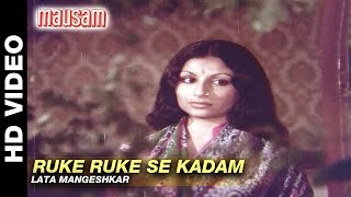 Ruke Ruke Se Kadam  Mausam  Lata Mangeshkar  Sanjeev Kumar amp Sharmila Tagore [upl. by Willey]