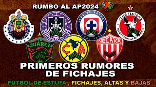 ✅ ¡PRIMEROS RUMORES DE FICHAJES LIGA MX APERTURA 2024 ¡BAJA PARA CHIVAS ¡FICHAJE PARA AMÉRICA [upl. by Celtic260]