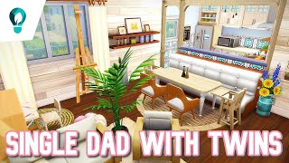 Single Dad with Twins Stonestreet Apartment Renovation  Love It or List It  Sims 4 Speed Build [upl. by Kuska]