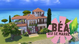 Tartosa Mediterranean House 🌊 THE SIMS 4  Stop Motion no CC [upl. by Akirahc997]