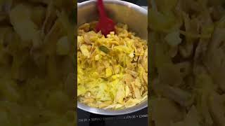 Making bacalhau à Brás Portuguese shredded cod fish with onions eggs and fries [upl. by Bish27]