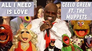 CeeLo Green feat The Muppets  quotAll I Need Is Lovequot  Exclusive Live Performance [upl. by Cassi]