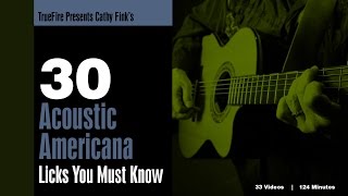 30 Acoustic Americana Guitar Licks  Introduction  Cathy Fink [upl. by Itaws]