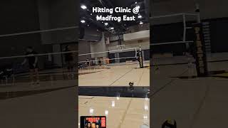 Sabrina Carpenter 721 Hitting Clinic MadFrog East volleyball [upl. by Aietal]