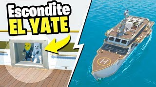 JUGAMOS ESCONDITE EN EL YATE SEASSON 2  FORTNITE ESCONDITE [upl. by Tterab]