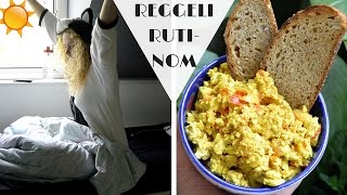 REGGELI RUTINOM  VEGÁN RÁNTOTTA RECEPT [upl. by Otrebire]