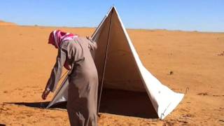 خيمة الطرقي والعجل اي شراع مستطيل اقلبه خيمة small and easy tent [upl. by Retep393]