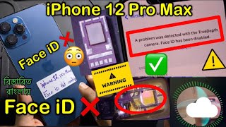 iPhone 12 Pro Max Face ID not working Repair Proximity sensor repair camera face ID has disable￼ [upl. by Alyt]