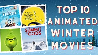 Top 10 Best Animated Winter Movies set in Snow [upl. by Alviani657]