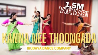 quotKANNA NEE THOONGADAquot  Baahubali 2  Bharathanatya Dance Cover  Irudaya Dance Company [upl. by Nerat]