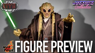 Hot Toys Kit Fisto Revenge of the Sith  Figure Preview Episode 299 [upl. by Luthanen]