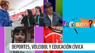 En ¿Qué Sucede Juegos Deportivos Escolares Educación cívica y Vóleibol [upl. by Eadrahs]