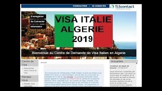 RDV VISA ITALIE quot TLS ALGÉRIE 2019 quot [upl. by Lehacim]