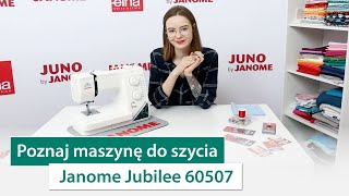 Maszyna do szycia Janome Jubilee 60507  zobacz jak nawlekać i obsługiwać [upl. by Kered]