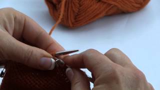 Knitting Basics Short Row Sock Heel [upl. by Anis]